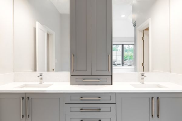Cost of Bathroom Cabinets Remodeling in Hudson